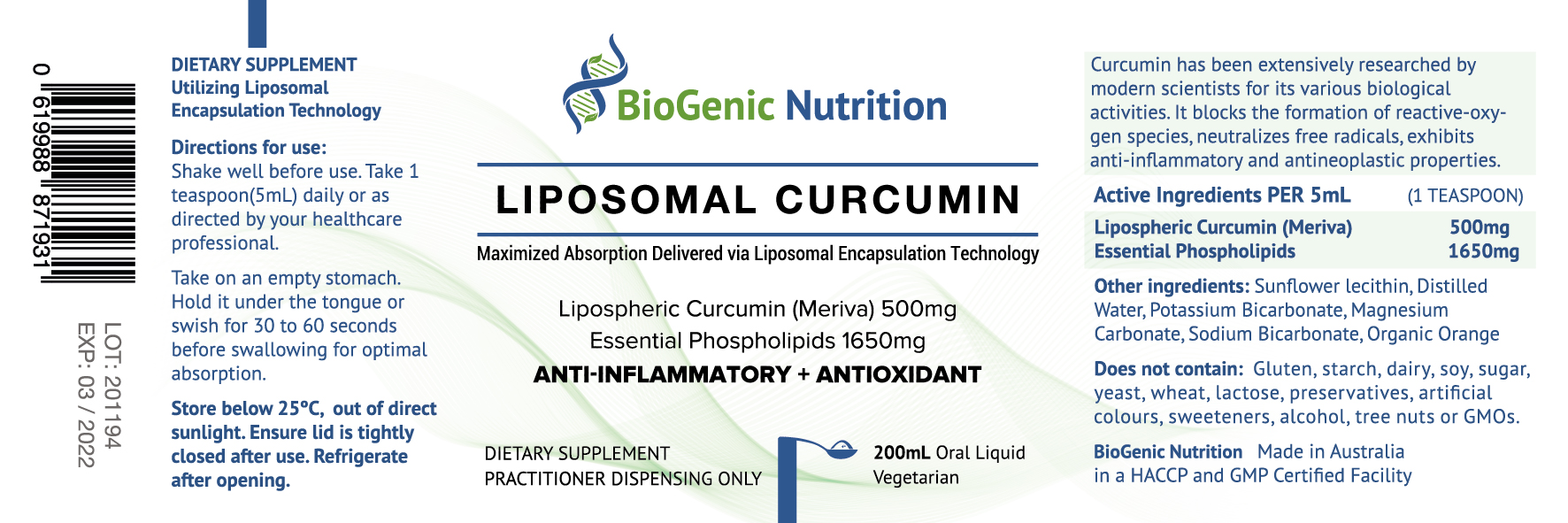 Biogenic Liposomal Curcumin-01