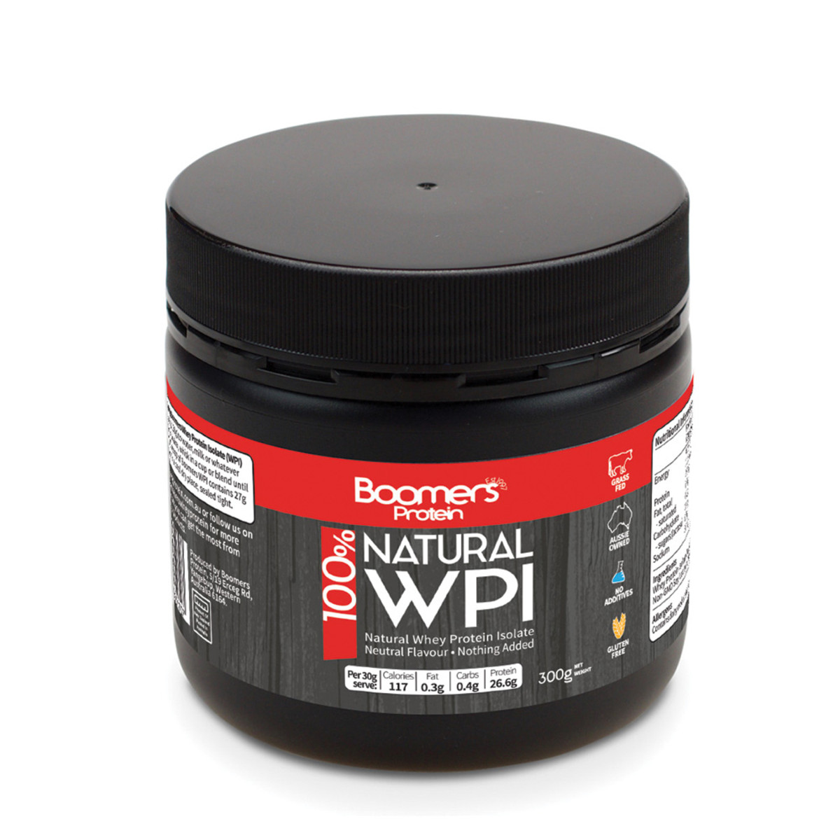 Boomers 100 perc Whey Protein Isolate 300g