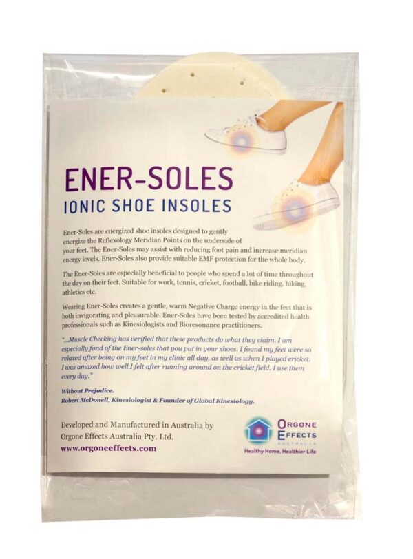 Ener Soles Ionic Shoe Insoles Quantum Healing Centre