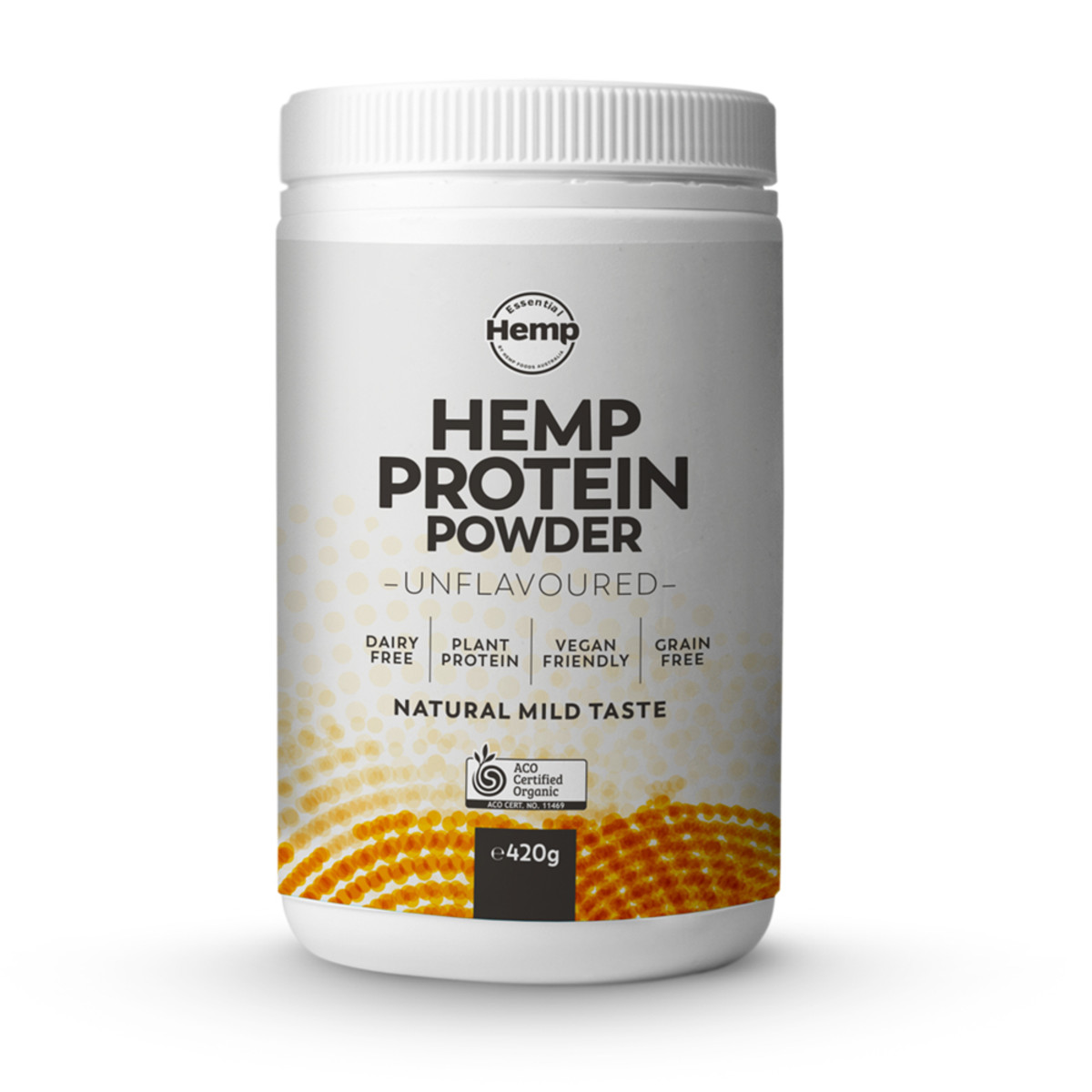 Essential Hemp Hemp Protein Powder Unflavoured 420g » Quantum Healing