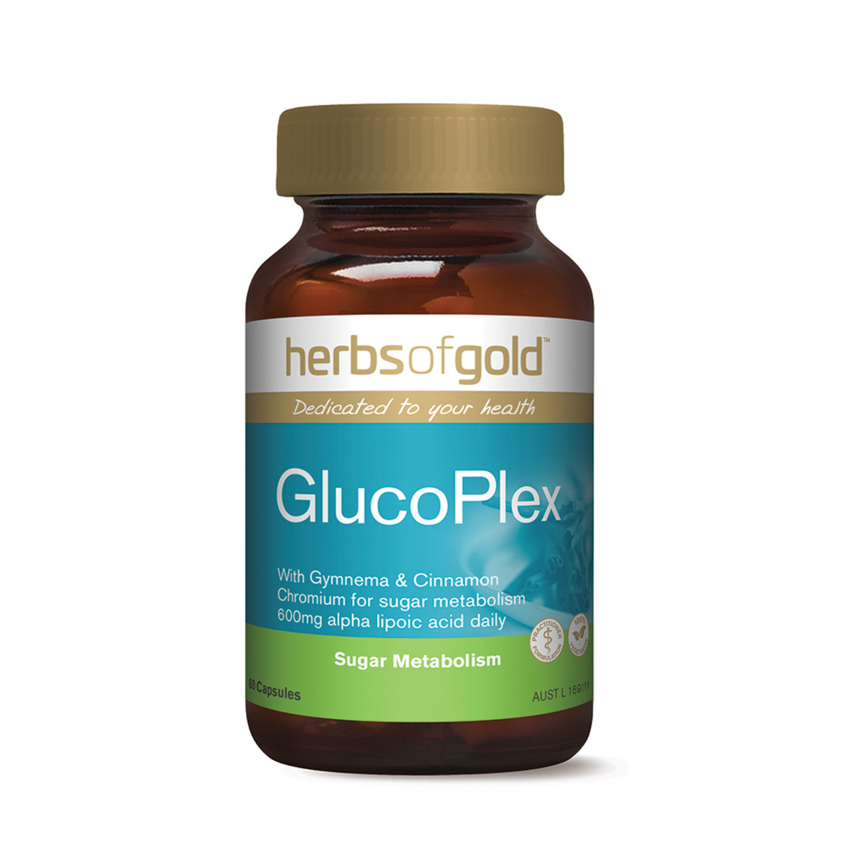Herbs Of Gold GlucoPlex 60c