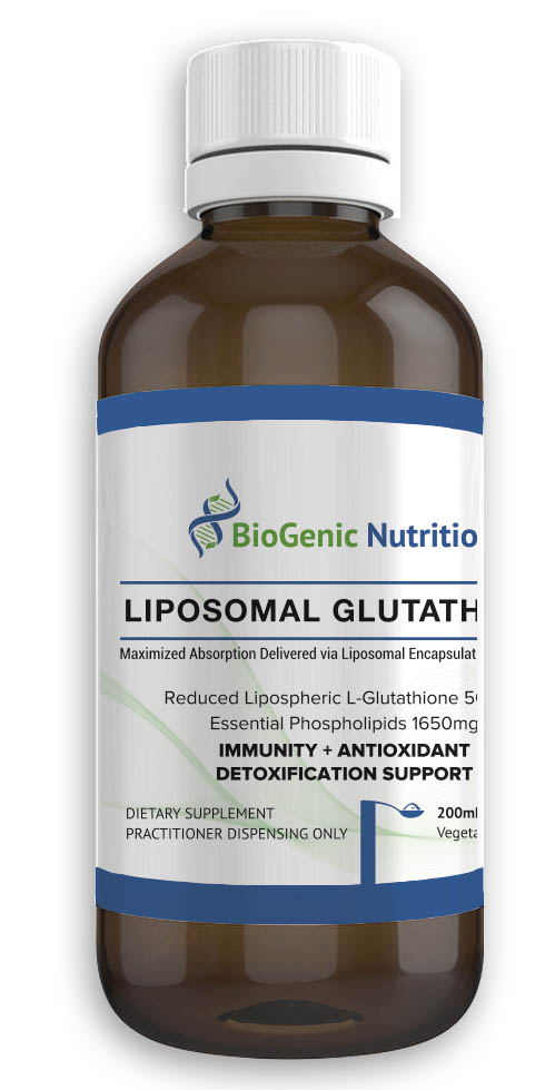Liposomal Glutathione 200ml – Biogenic Nutrition – Lypospheric Phospholipid
