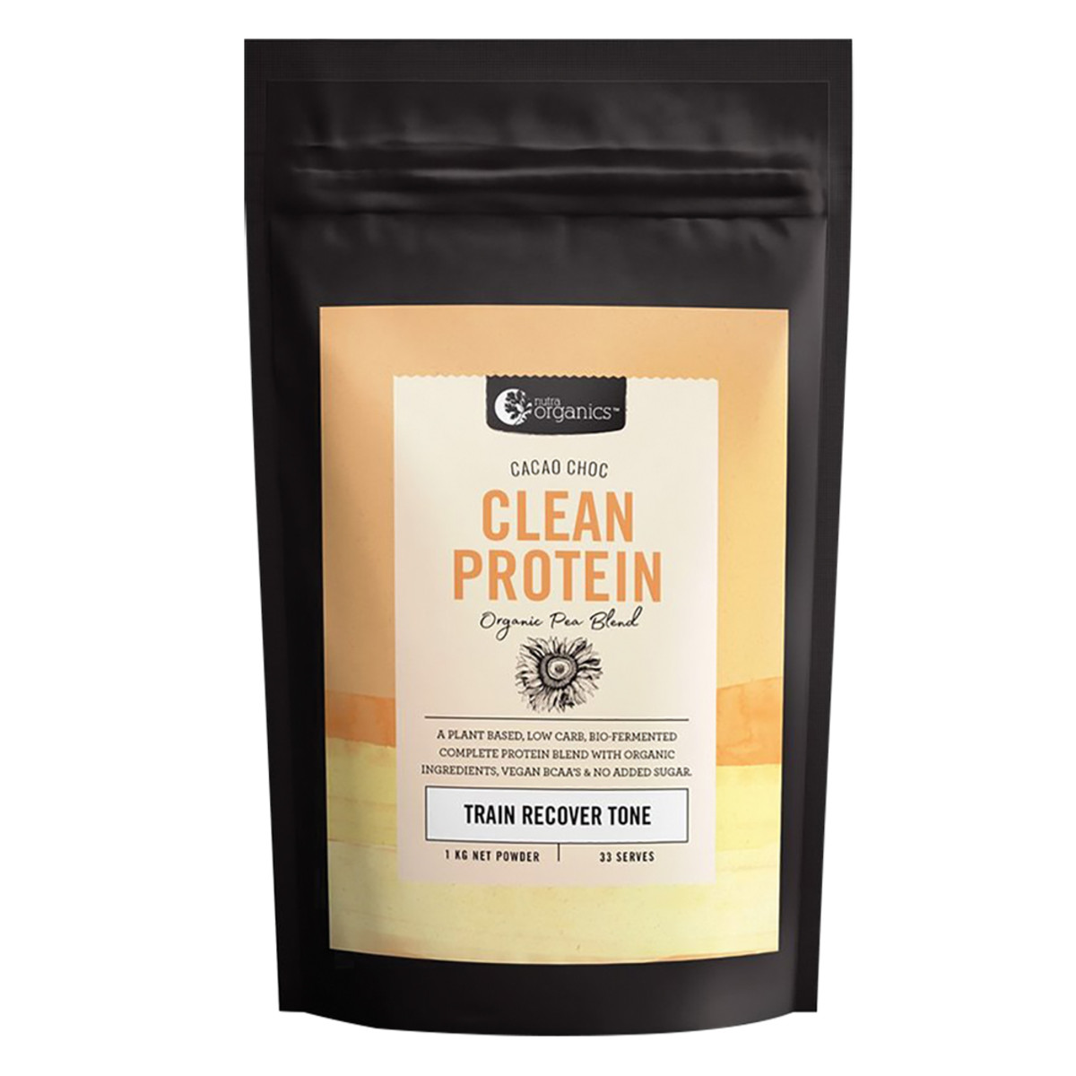 Nutra Organics Clean Protein Cacao Choc (Organic Pea Blend) 1kg