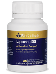 Lipoec 400	 Antioxidant Support