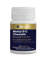 BioCeuticals Methyl B12 Chewable Biologically Active B12